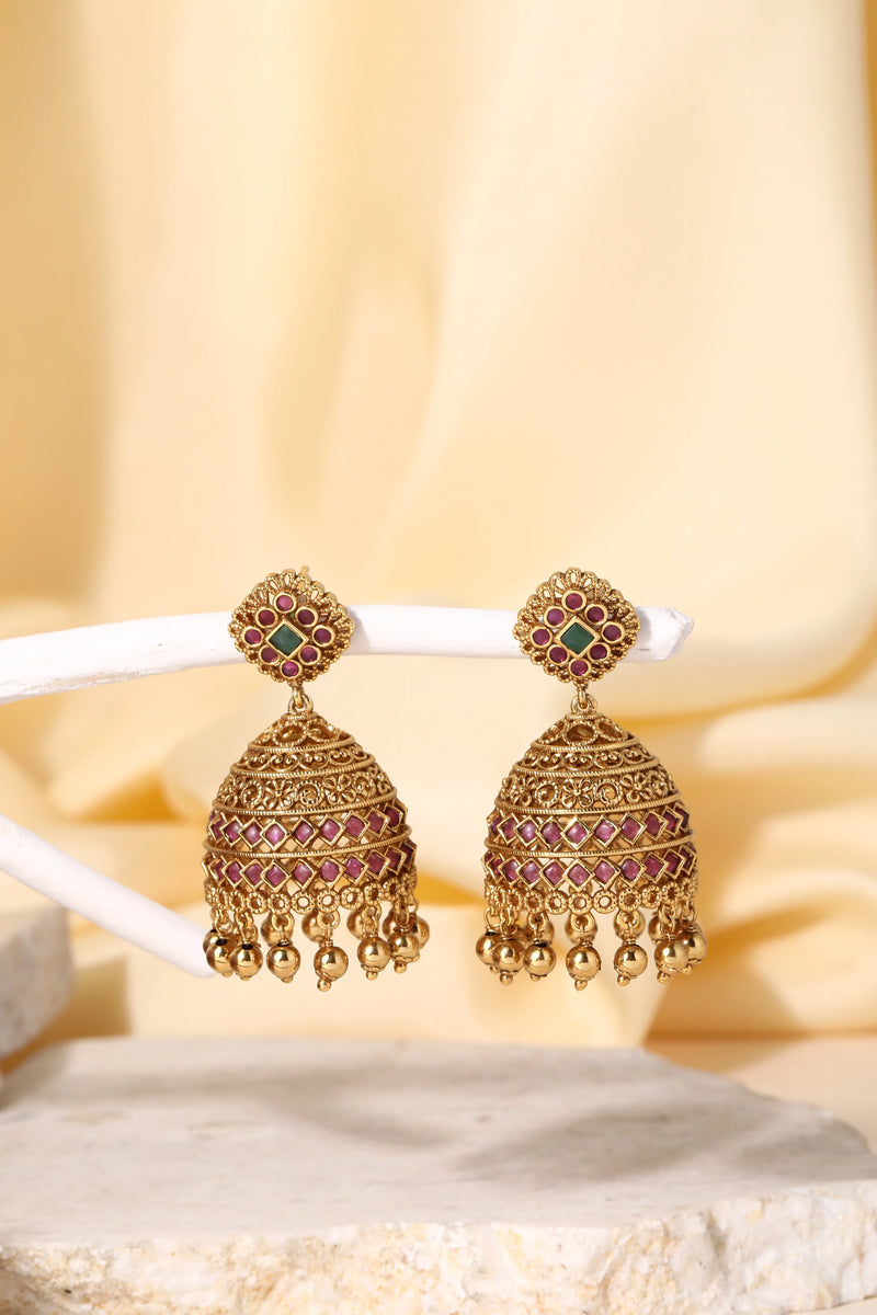 Jhumka Earrings | Traditional Designs with Timeless Appeal – Peora

