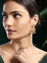 Golden Harmony Dangle Earrings