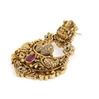 Traditional Lakshmi Motif Dangle Earrings