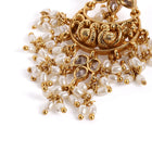 Heritage Peacock Motif Bridal Earrings - Green
