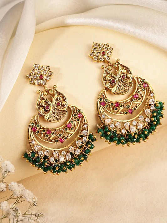 Festive Wear Antique Dangle Earrings