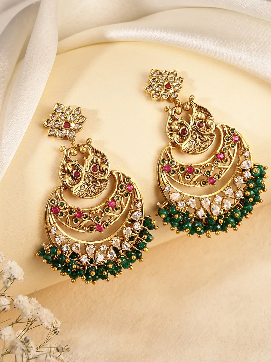 Festive Wear Antique Dangle Earrings