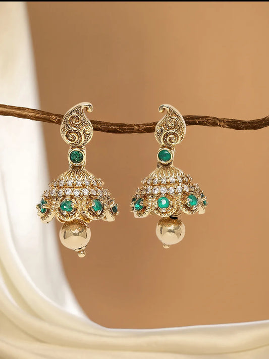 Ethnic Charm Stunning Jhumka Earrings