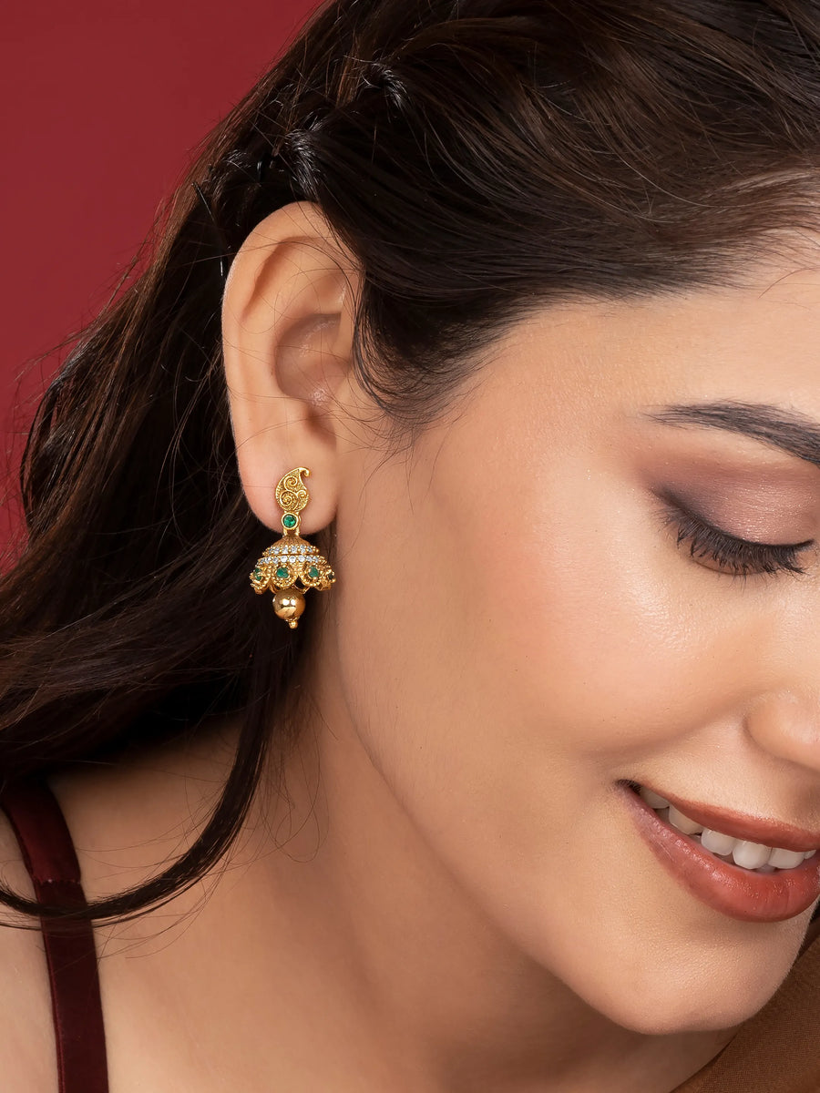 Ethnic Charm Stunning Jhumka Earrings