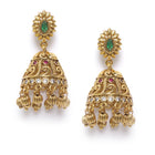 Faux Kundan Jhumkas | Regal Look, Fashion Price – Peora

