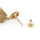 Traditional Polki Faux Kundan Jhumkas