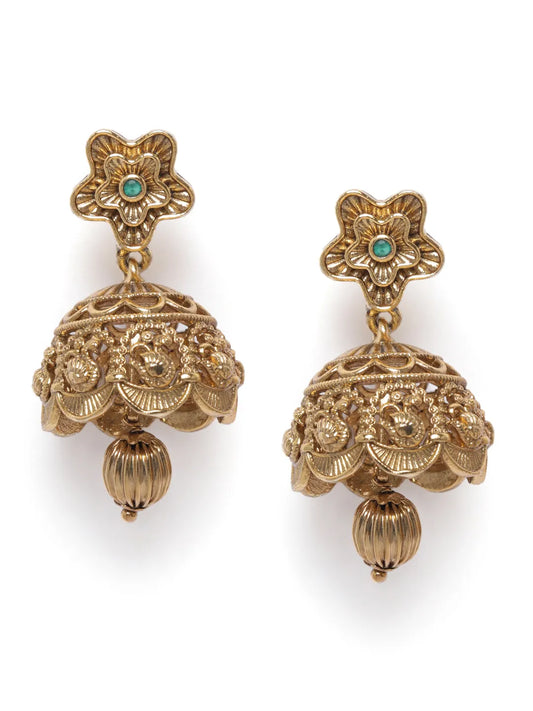 Traditional Dangle Jhumkas | Elegant Ethnic Designs – Peora