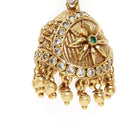 Ethnic Floral Design Jhumka Earrings