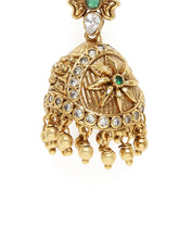 Ethnic Floral Design Jhumka Earrings