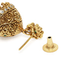 Ethnic Floral Design Jhumka Earrings