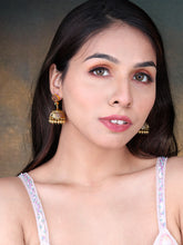 Golden Radiance Jhumki Earrings