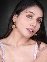 Golden Radiance Jhumki Earrings