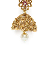 Traditional Floral Jhumka Earrings