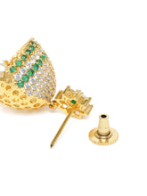 Feminine Glow Crystal Studded Jhumka