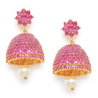 Stud Jhumka Earrings | Compact & Elegant Styles – Peora