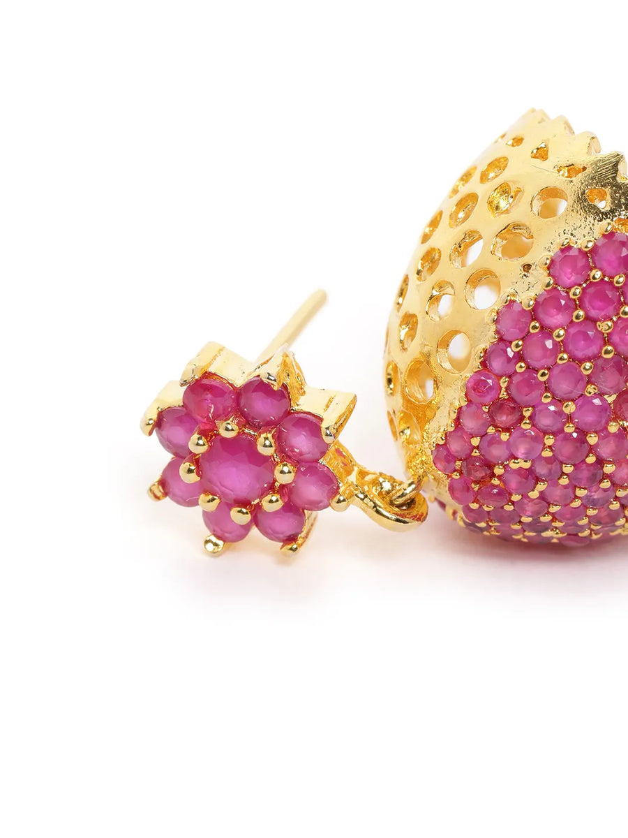 Stud Jhumka Earrings | Compact & Elegant Styles – Peora