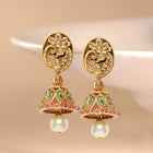 Ethnic Pearl Drop Jhumka Earrings