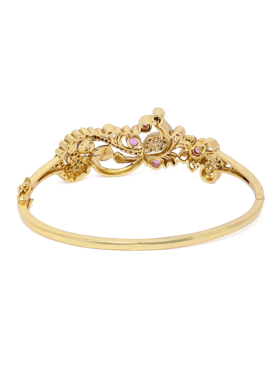 Heritage Style CZ Filigree Bracelet