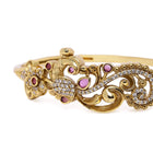 Heritage Style CZ Filigree Bracelet