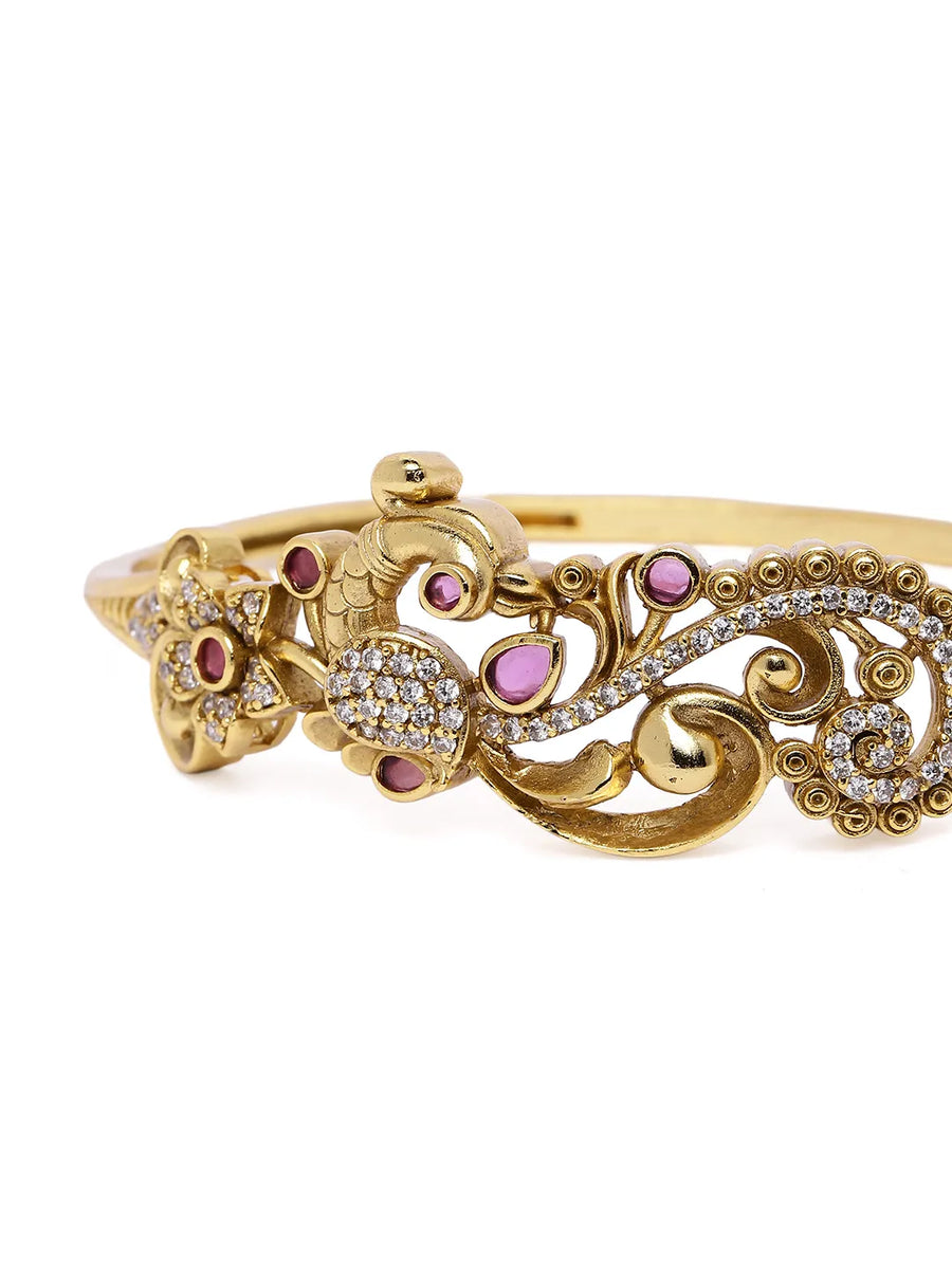 Heritage Style CZ Filigree Bracelet