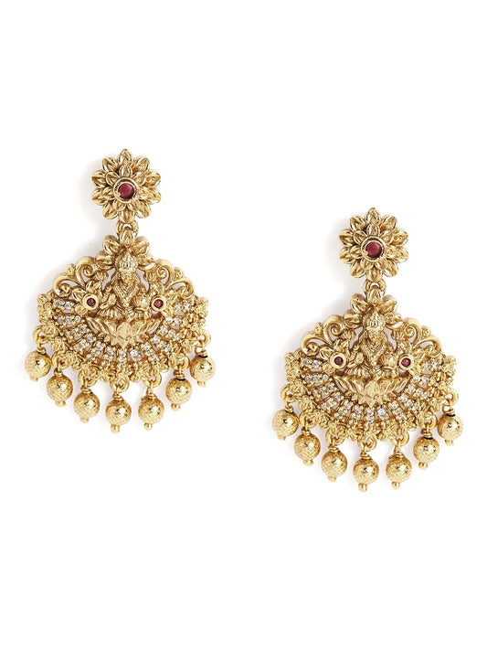 Rajnandini Lakshmi Pendant Necklace Set