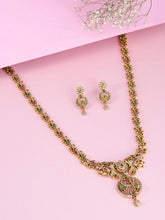 Vintage Temple Inspired Long Necklace Set