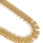 Laxmi Coin & Pearl Accent Necklace Set