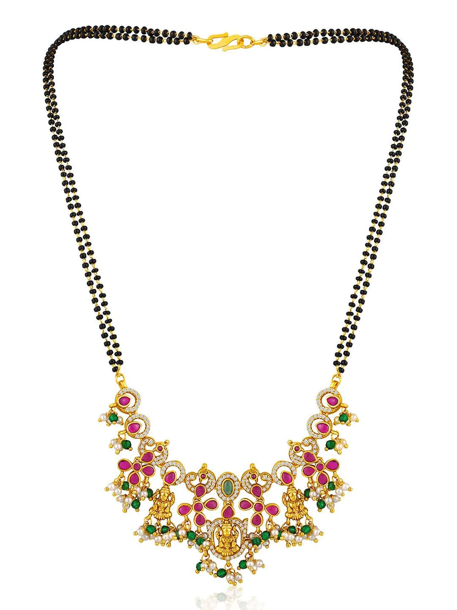 Hues CZ Mangalsutra Set | Colourful & Elegant by Peora

