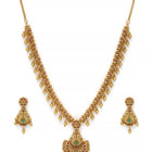 Floral Motif Traditional Necklace Set