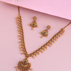 Floral Motif Traditional Necklace Set