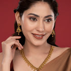 Floral Motif Traditional Necklace Set