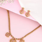 Kundan Studded Drop Necklace Set