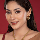 Kundan Studded Drop Necklace Set