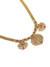 Kundan Studded Drop Necklace Set