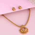 Traditional Floral Motif Necklace Set