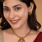 Traditional Floral Motif Necklace Set