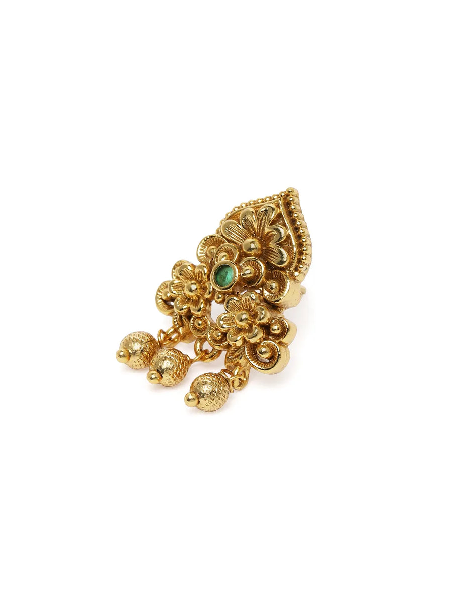 Ornate Floral Filigree Necklace Set