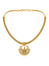 Radiant Elegance Golden Necklace Set