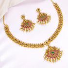 Glamorous Peacock Necklace Set