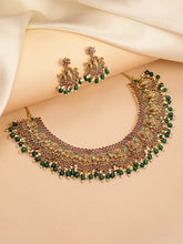 Shining Goddess Motif Necklace Set