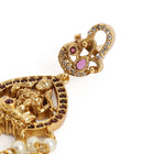 Ethnic Lakshmi Motif Pearl Necklace Set