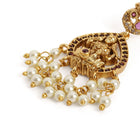 Ethnic Lakshmi Motif Pearl Necklace Set