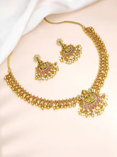 Laxmi Motif Traditional Necklace Set