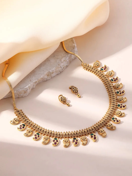 Motif Necklace Set | Artistic Fashion Jewellery by Peora