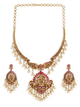 Bridal Goddess Temple Necklace Set