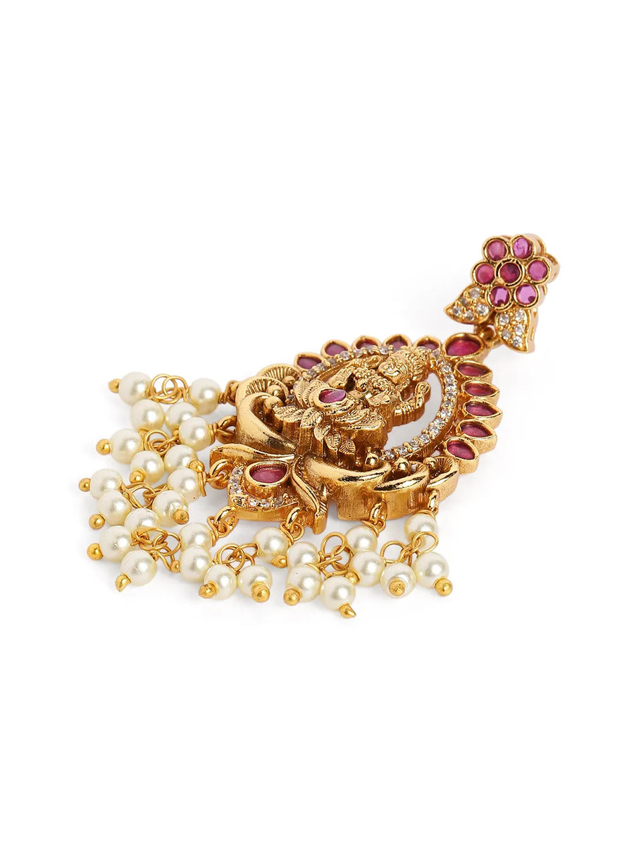 Bridal Goddess Temple Necklace Set