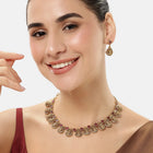 Divine Grace Coin Motif Necklace Set
