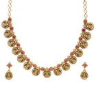 Divine Grace Coin Motif Necklace Set