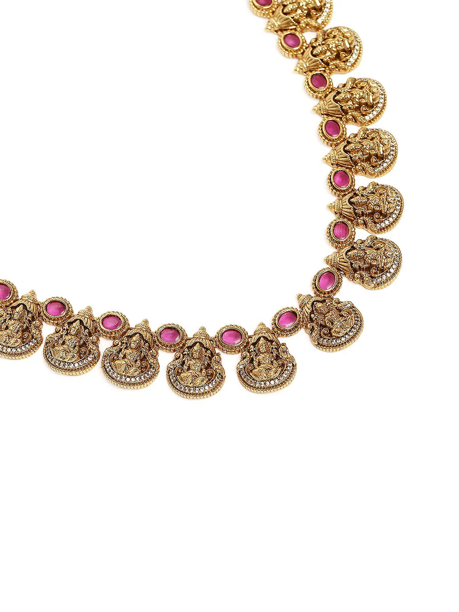 Divine Grace Coin Motif Necklace Set