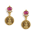 Navratna Laxmi Coin Statement Necklace